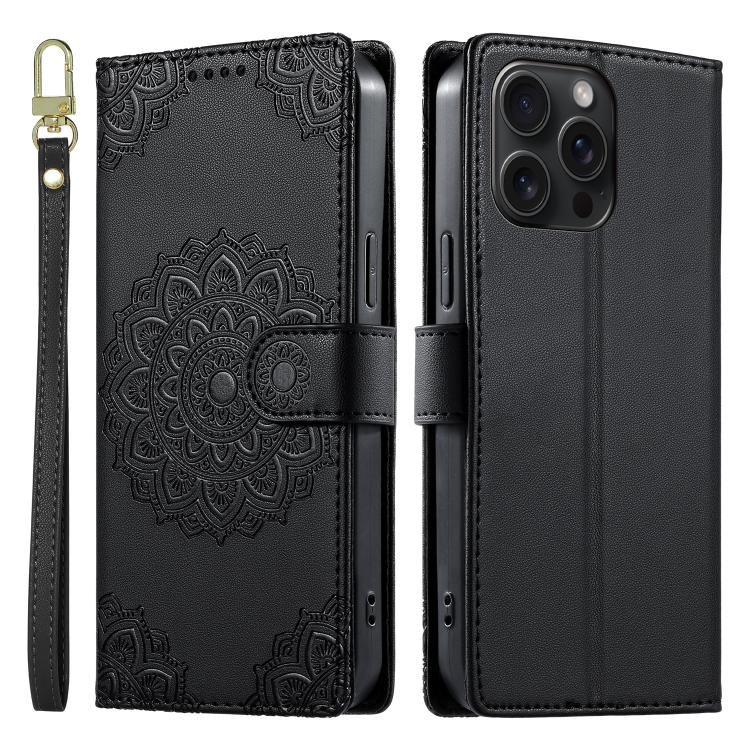Custodia in ecopelle con cinturino per iPhone 15 Pro Max