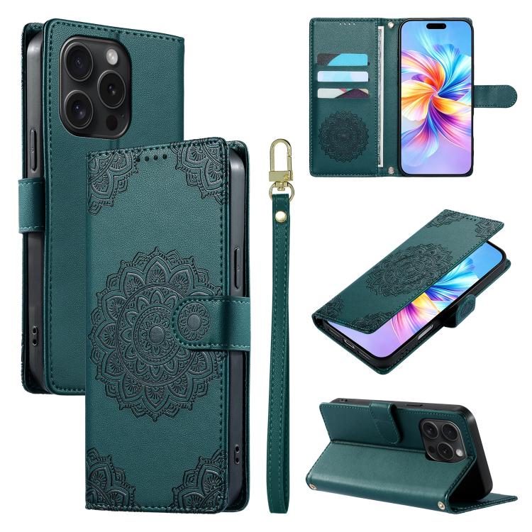 Custodia in ecopelle con cinturino per iPhone 15 Pro Max