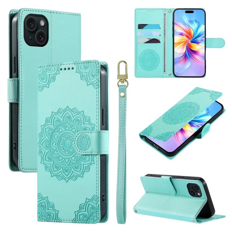 Custodia in ecopelle con cinturino per iPhone 15 Pro Max