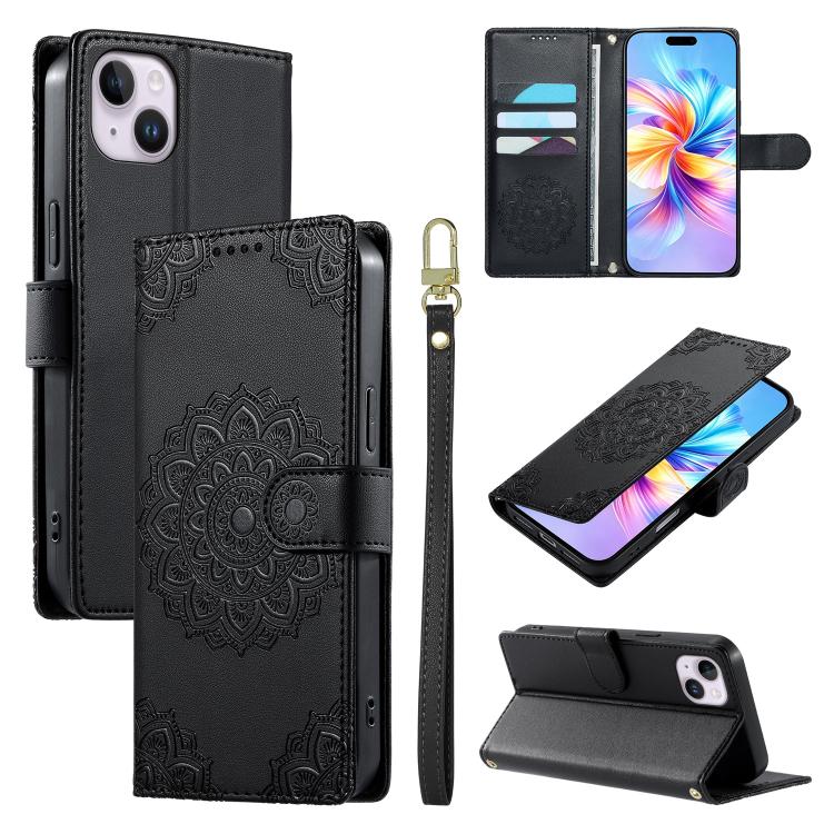 Custodia portafoglio in ecopelle per iPhone 15