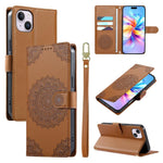 Custodia portafoglio in ecopelle per iPhone 15