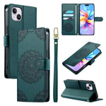 Custodia portafoglio in ecopelle per iPhone 15