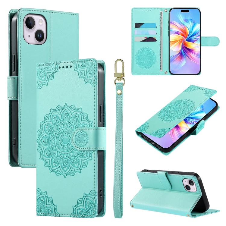 Custodia portafoglio in ecopelle per iPhone 15