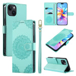 Custodia portafoglio in ecopelle per iPhone 15