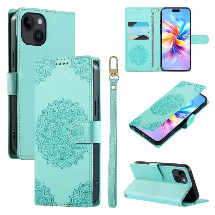 Custodia portafoglio in ecopelle per iPhone 15