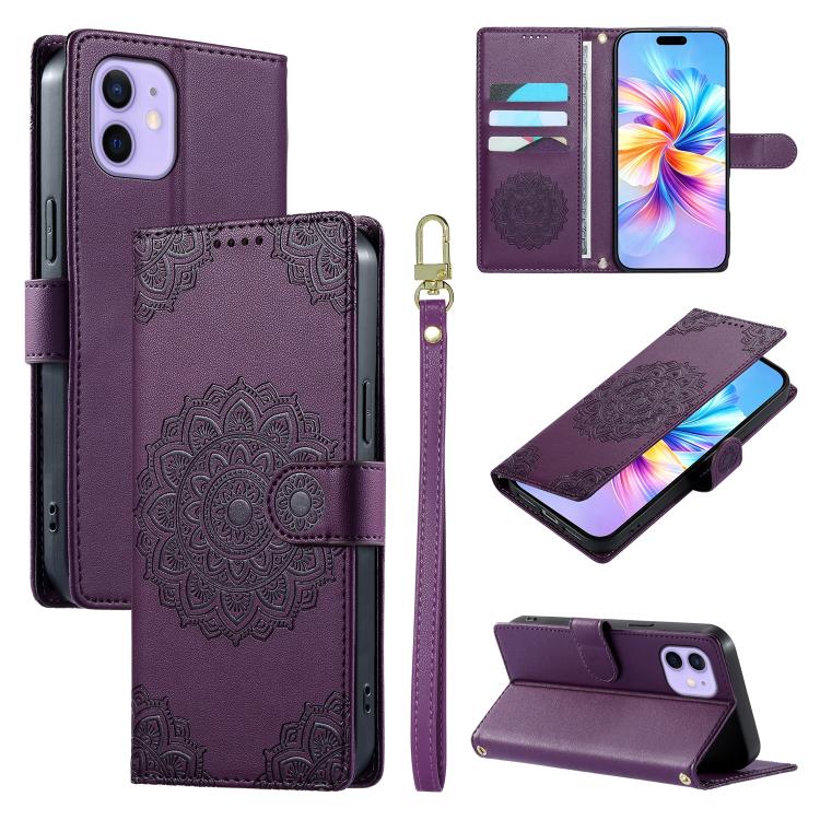 Custodia portafoglio in ecopelle per iPhone 12 e 12 Pro