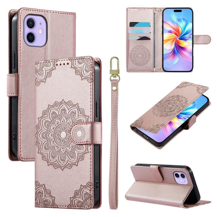 Custodia portafoglio in ecopelle per iPhone 12 e 12 Pro