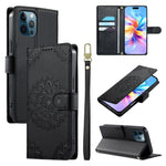 Custodia portafoglio in ecopelle per iPhone 12 e 12 Pro