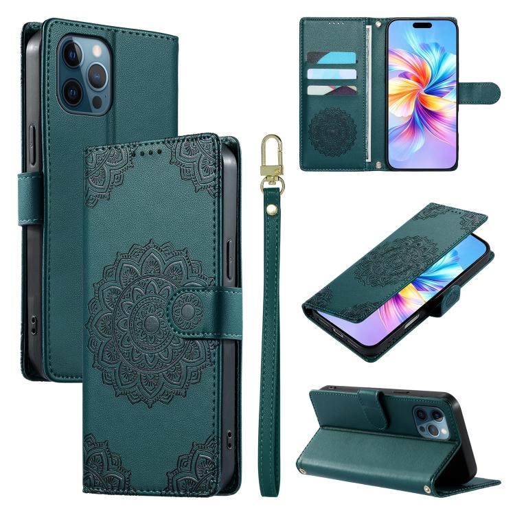 Custodia portafoglio in ecopelle per iPhone 12 e 12 Pro