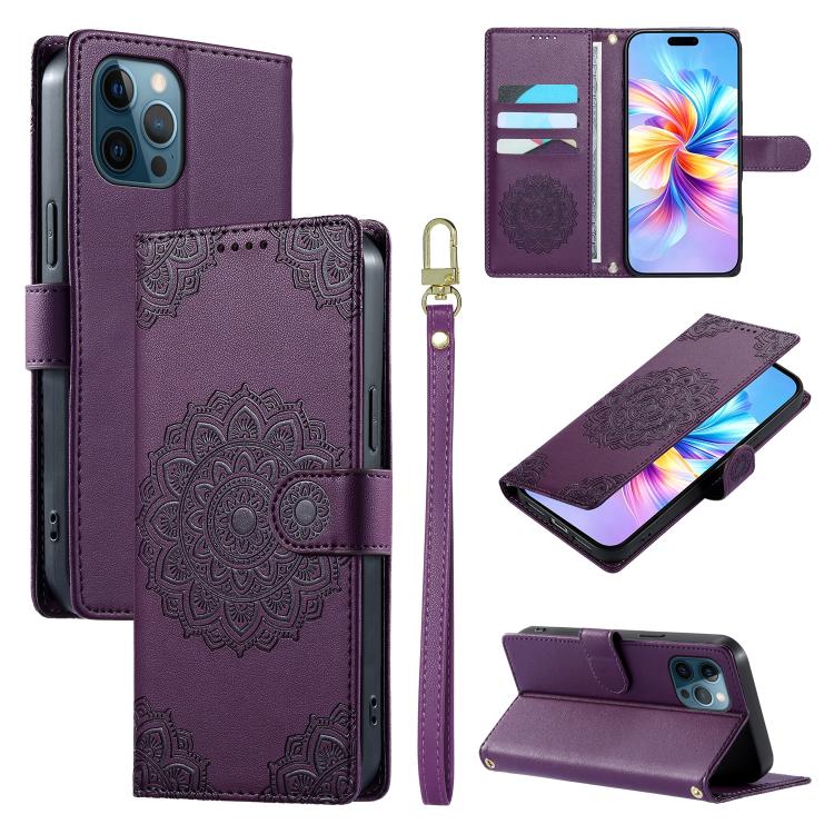 Custodia portafoglio in ecopelle per iPhone 12 e 12 Pro
