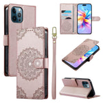 Custodia portafoglio in ecopelle per iPhone 12 e 12 Pro