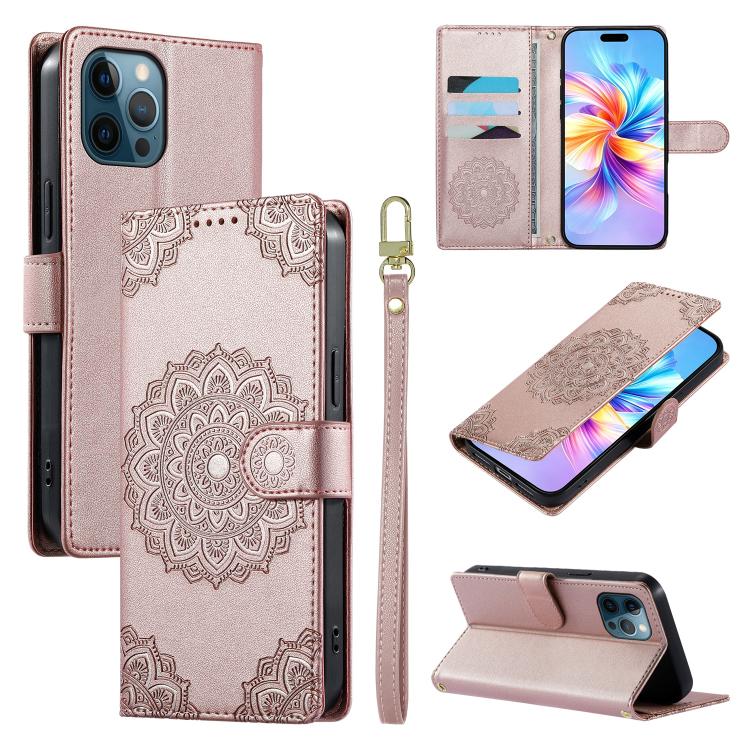 Custodia portafoglio in ecopelle per iPhone 12 e 12 Pro