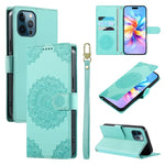 Custodia portafoglio in ecopelle per iPhone 12 e 12 Pro
