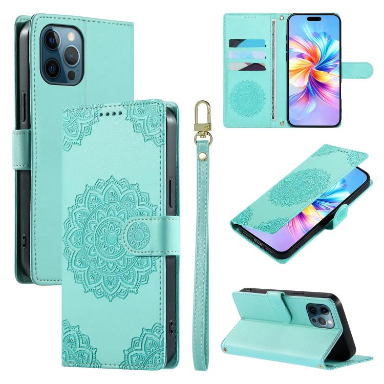 Custodia portafoglio in ecopelle per iPhone 12 e 12 Pro