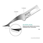 Set composto da lama raschiante 3D per latta RF4 RF-KB11 e spazzola antistatica per la rimozione della colla., RF-KB11