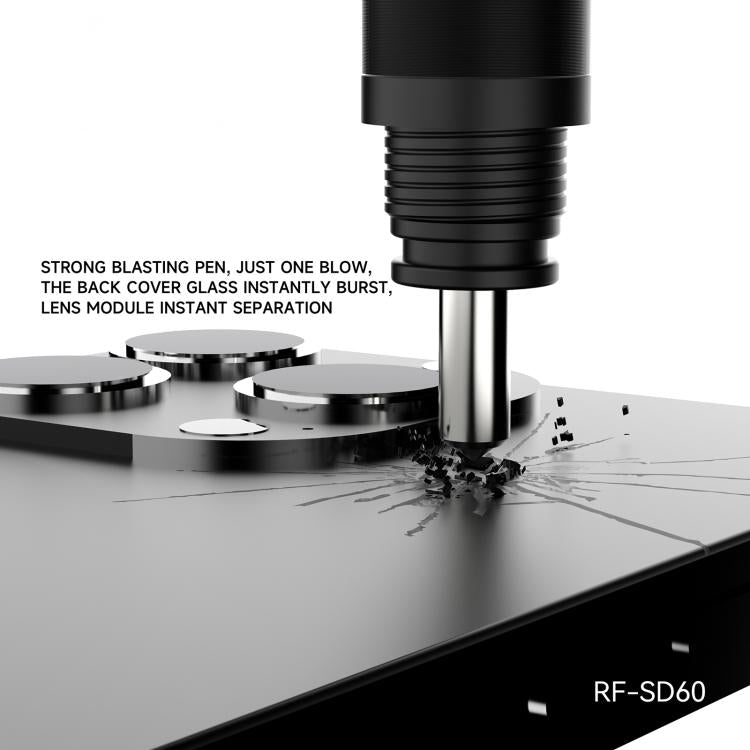 RF4 RF-SD60 Cacciavite 5 in 1 e penna per rompere il vetro posteriore per la riparazione di telefoni cellulari, RF-SD60