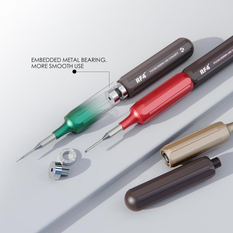 RF4 RF-SD10 Cacciavite di precisione magnetico 5 in 1 in acciaio S2 super resistente per smontaggio e riparazione di telefoni, RF-SD10