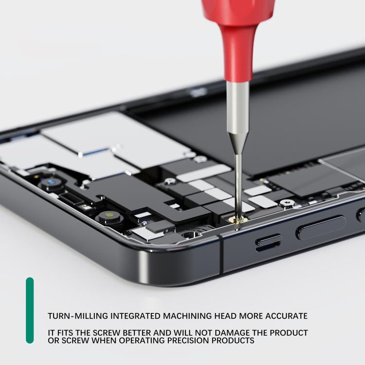 RF4 RF-SD10 Cacciavite di precisione magnetico 5 in 1 in acciaio S2 super resistente per smontaggio e riparazione di telefoni, RF-SD10