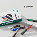 RF4 RF-SD10 Cacciavite di precisione magnetico 5 in 1 in acciaio S2 super resistente per smontaggio e riparazione di telefoni, RF-SD10