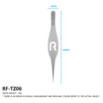 Pinzette a corpo largo in lega ultrafine ad alta precisione RF4 RF-TZ06, RF-TZ06