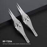 Pinzette a corpo largo in lega ultrafine ad alta precisione RF4 RF-TZ06, RF-TZ06