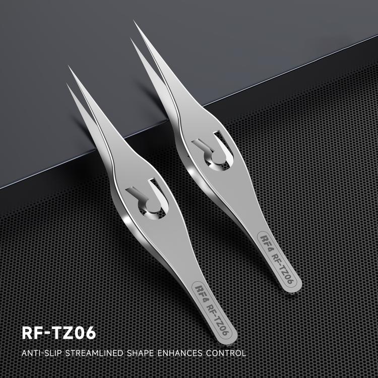 Pinzette a corpo largo in lega ultrafine ad alta precisione RF4 RF-TZ06, RF-TZ06