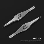 Pinzette a corpo largo in lega ultrafine ad alta precisione RF4 RF-TZ06, RF-TZ06