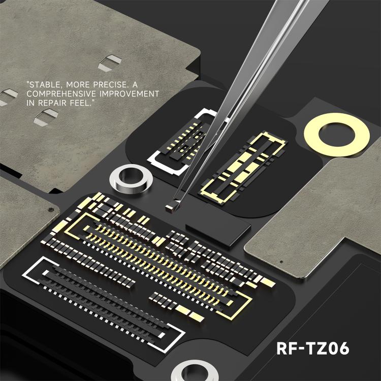 Pinzette a corpo largo in lega ultrafine ad alta precisione RF4 RF-TZ06, RF-TZ06