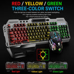Set tastiera gaming cablata RGB e mouse 4D 2400 DPI