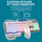 Set tastiera gaming cablata RGB e mouse 4D 2400 DPI
