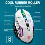 Set tastiera gaming cablata RGB e mouse 4D 2400 DPI