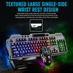 Set tastiera gaming cablata RGB e mouse 4D 2400 DPI