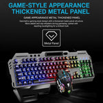 Set tastiera gaming cablata RGB e mouse 4D 2400 DPI