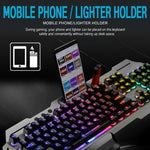 Set tastiera gaming cablata RGB e mouse 4D 2400 DPI
