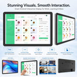 Schermo touch screen IPS HD 10,95" Android 14 4GB RAM 64GB