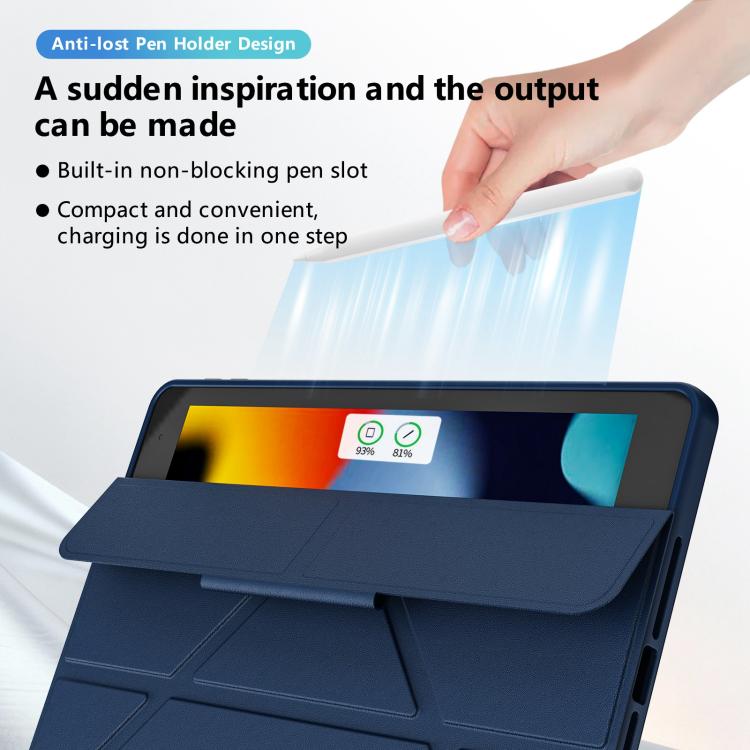 Custodia tablet pieghevole in ecopelle per iPad 10.2