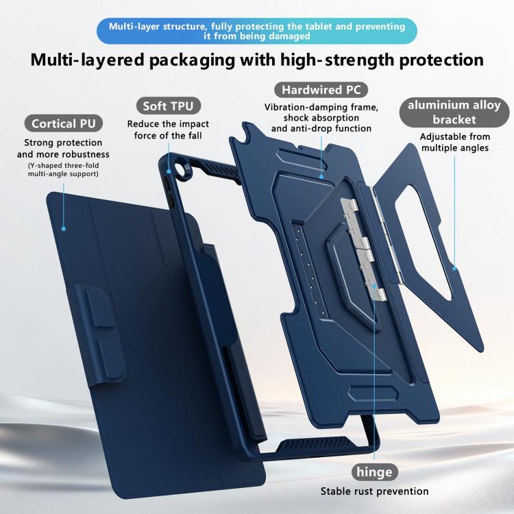 Custodia tablet pieghevole in ecopelle per iPad 10.2