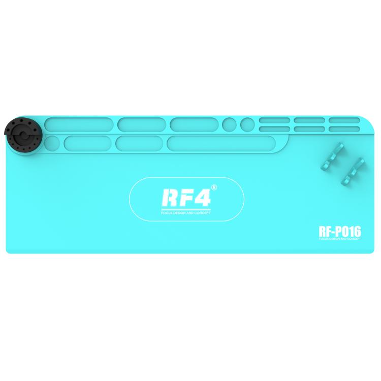 RF4 RF-PO16 Tappetino in silicone multifunzionale lungo e resistente alle alte temperature con supporto per riporlo