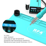 RF4 RF-PO16 Tappetino in silicone multifunzionale lungo e resistente alle alte temperature con supporto per riporlo