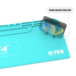 RF4 RF-PO16 Tappetino in silicone multifunzionale lungo e resistente alle alte temperature con supporto per riporlo