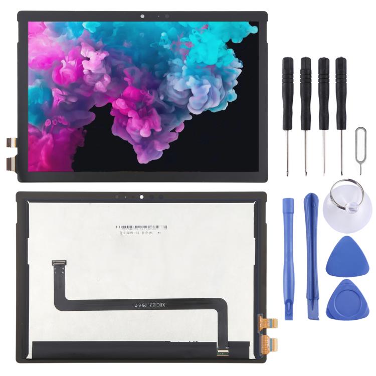 Gruppo completo di digitalizzatore LCD OEM con cavo flessibile LCD, For Microsoft Surface Pro 7+ 1960, For Microsoft Surface Pro 7 Q1/Q2, For Microsoft Surface Pro 5 1796, For Microsoft Surface Pro 6, For Microsoft Surface Pro 4 1724