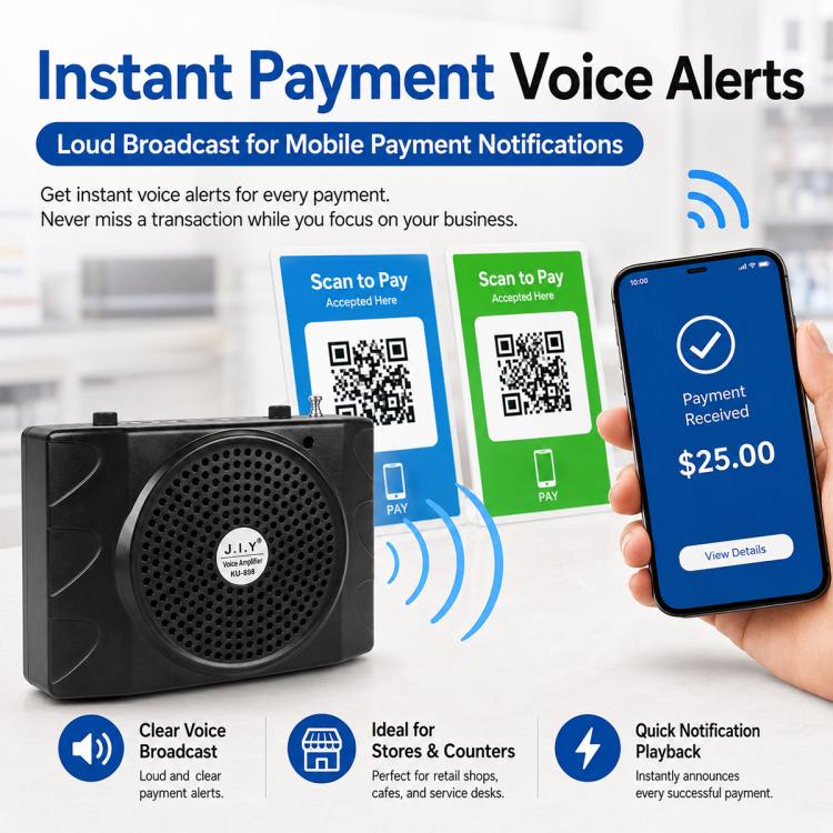 Microfono portatile Bluetooth KU-898 con amplificatore vocale