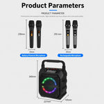 Altoparlante Bluetooth portatile K6S con microfono wireless