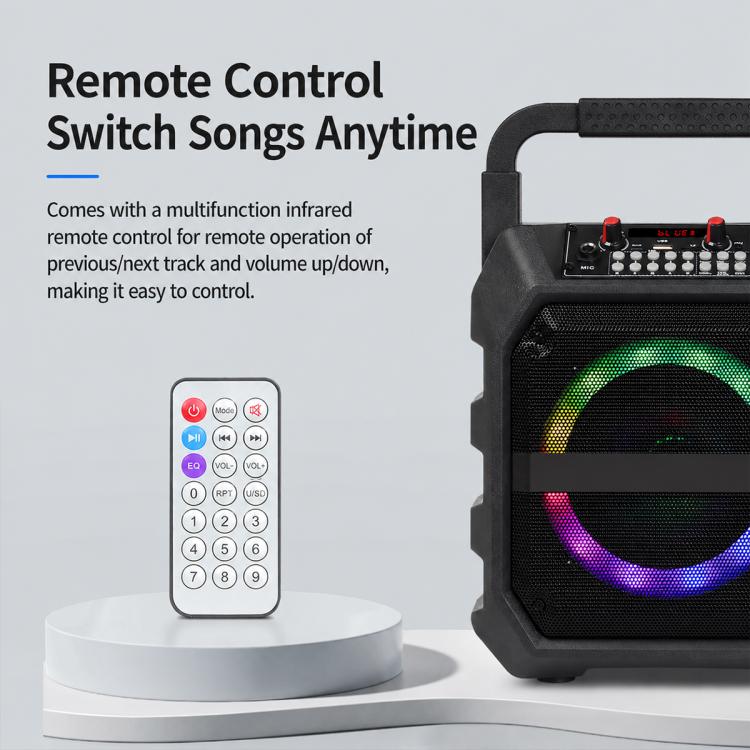 Altoparlante Bluetooth portatile K6S con microfono wireless