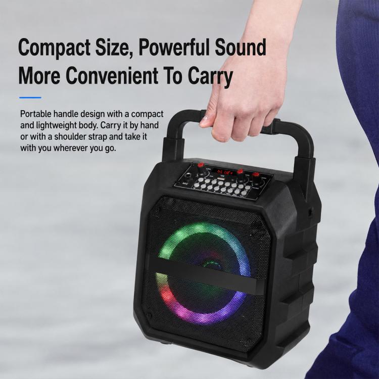 Altoparlante Bluetooth portatile K6S con microfono wireless