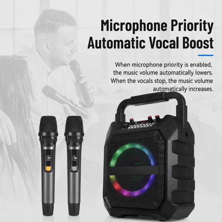 Altoparlante Bluetooth portatile K6S con microfono wireless
