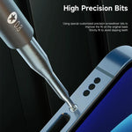 Cacciavite magnetico super resistente Luowei Tomahawk S2, Y-shaped 0.7, Hexagon T2, Cross 1.2, Five Stars 0.8, Medium Plate 2.5, 5 in 1 Set