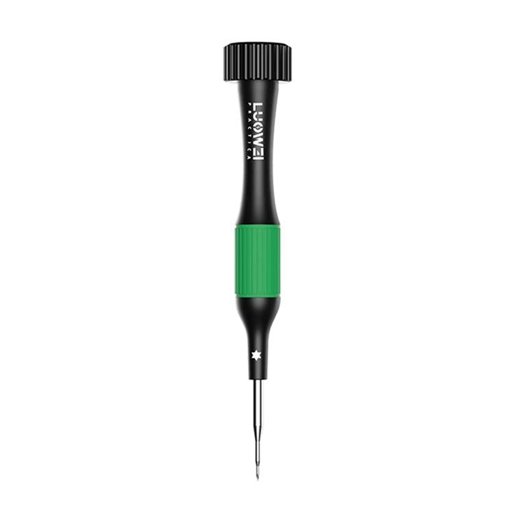 Cacciavite magnetico in lega con cuscinetti lisci Luowei Little Boy, Y-shaped 0.7, Hexagon T2, Cross 1.2, Five Stars 0.8, Medium Plate 2.5, 5 in 1 Set