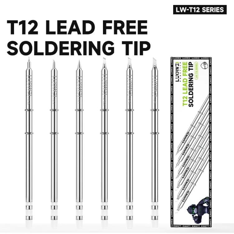 Punte per saldatore Luowei serie LW-T12 per stazione T12