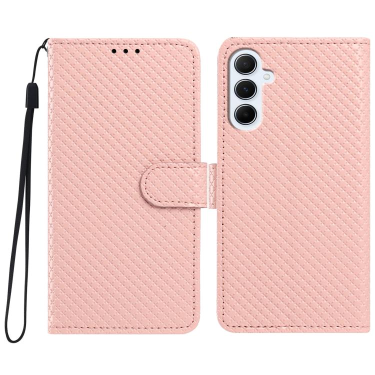 Custodia in ecopelle con fibbia a specchio e cordino per Galaxy A14 e A73 5G